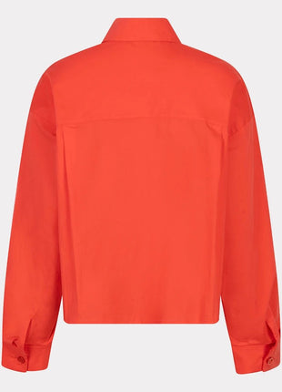 Blouse Cropped Folded Cuff - SP26.10016 by Esqualo