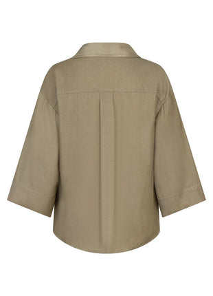 Amalia Blouse Shine - SRB4819 by Red Button