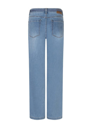 Jeans - Colette & Belt Light BLue - SRB4766 by Red Button