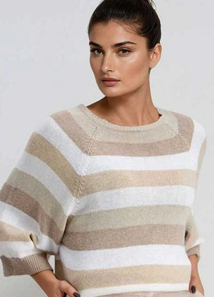 Trui - debardeur - poncho 842184 – Beige ecru blanc by Signe Nature