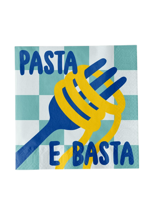 Pasta E Basta Paper Napkins 20pack - 148-01633 by Atelier Pistache