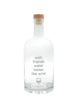 Wasserflasche Wendy - Mit Freunden schmeckt Wasser wie Wein
