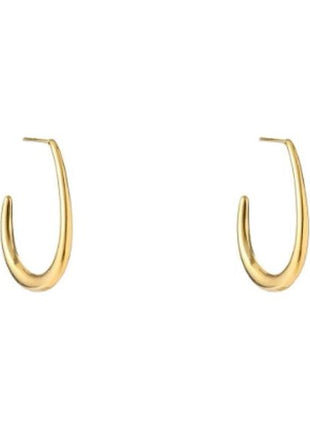 Elegant Hoop -14K - Juwelen & mooimakers - Oorringen