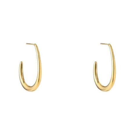 Elegant Hoop -14K - Juwelen & mooimakers - Oorringen