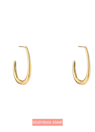 Oorbel - Elegant Hoop -14K - goud - Modeaccessoires - Juwelen - Oorbellen