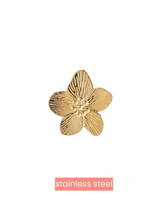 Oorbel - Full Flower - 14K - goud - Modeaccessoires - Juwelen - Oorbellen