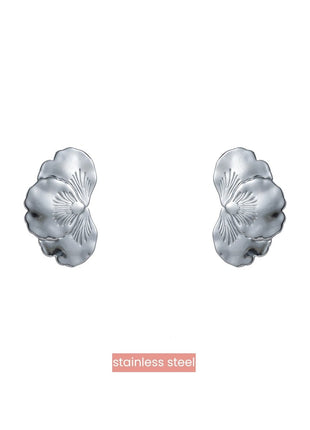 Half Flower Stud - RH - Silver - Juwelen & mooimakers