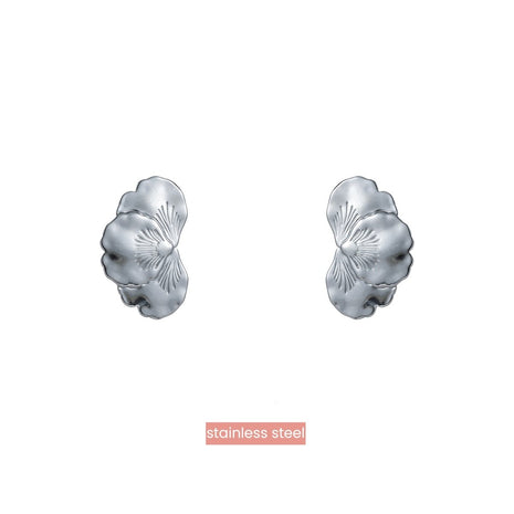 Half Flower Stud - RH - Silver - Juwelen & mooimakers