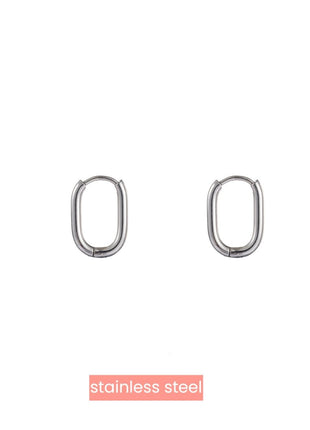 Oval Hoop - 2x10x15 mm - RH - Silver - Juwelen & mooimakers