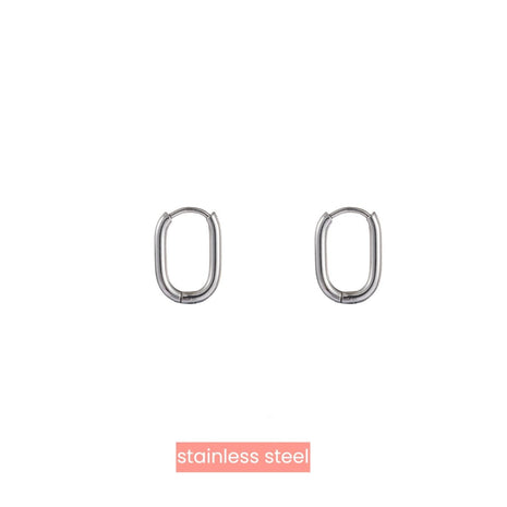 Oval Hoop - 2x10x15 mm - RH - Silver - Juwelen & mooimakers