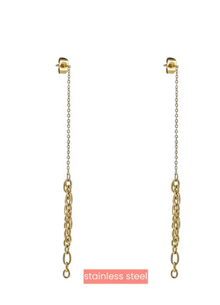 Pull Trough Chunky Chain - 14K - Juwelen & mooimakers - Oorringen