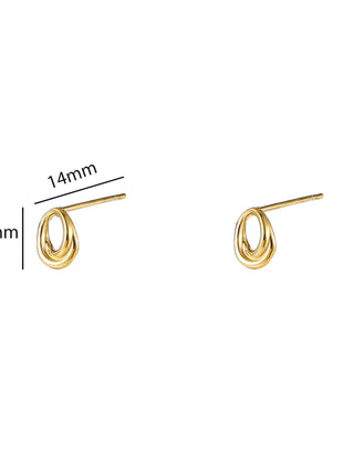 Open Drop Stud - 14K - Modeaccessoires - Juwelen - Oorbellen