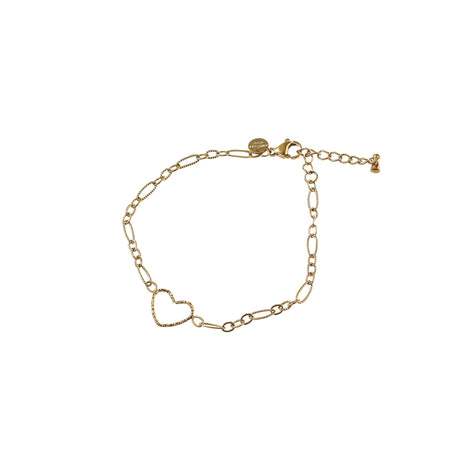 Open Heart Bracelet - 14K - goud - Modeaccessoires - Juwelen - Armbandjes