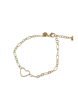 Open Heart Bracelet - 14K - goud - Modeaccessoires - Juwelen - Armbandjes