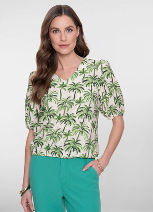 Bloesje - Tropcial print - 63258-20 by Geisha