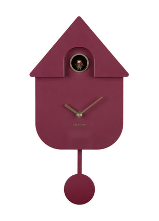 Wall Clock Modern Cuckoo (Oro) - Bordeaux - Lou Lou