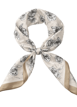 Sjaaltje - Flowers - S505-1 - Beige by Day & Eve