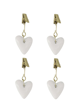 Set van 4 tafelkleed hangers hartje - 0709-0048 by Zusss