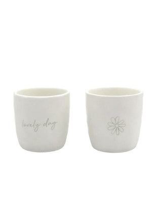 Mugs Daisy - Lovely Day, set of 2 - LFF_26026 by Leeff
