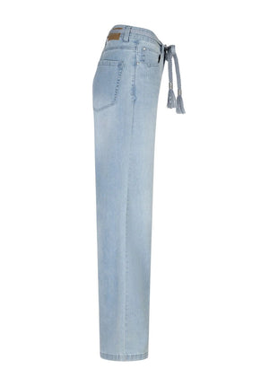 Jeans - Colette & Belt White Bleach - SRB4848 by Red Button