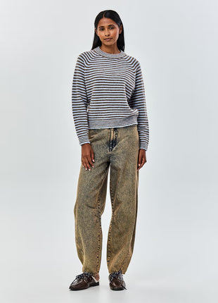 Pull - Parfum - 317394 - Kaki/blauw