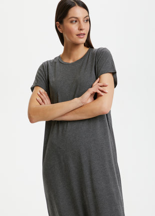 Robe - KAcelina - 10551884 - Gris Foncé Chiné