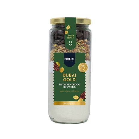 Pineut Cake | jar | Dubai brownie (limited edition) - Cadeau’s & Lifestyle - Koken & Tafelen - Food - Zoet - Chocolate