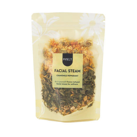 Pineut Facial Steam | pouchbag | Chamomile Peppermint - Cadeau’s & Lifestyle - Bad & Bed - Verzorging