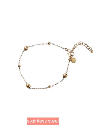 Armbandje - Single Dots Bracelet - 14K