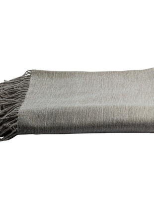 Plaid - acryl - 125x150cm - lichtgrijs - Lifestyle - Wonen - Kussens & Plaids