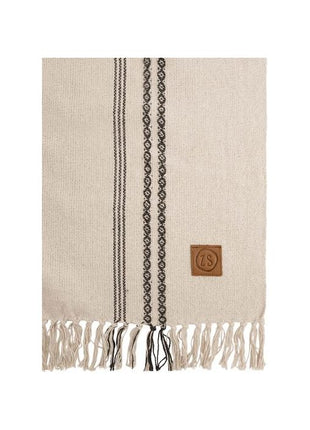 Plaid - geweven - aztec print - 130x170cm - Lifestyle - Wonen - Kussens & Plaids