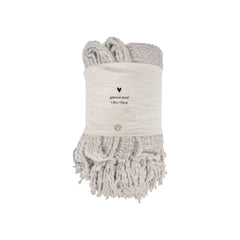 Plaid - met franjes - zandkleurig - Lifestyle - Wonen - Kussens & Plaids