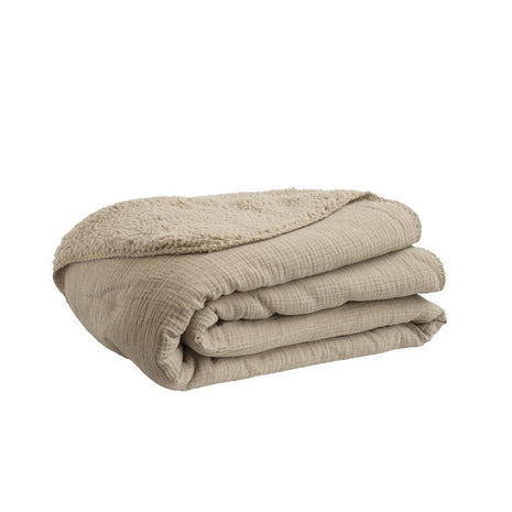Plaid - Phileine - Taupe - Lifestyle - Wonen - Kussens & Plaids