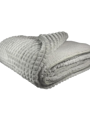 Plaid - Puk - lichtgrijs - Lifestyle - Wonen - Kussens & Plaids