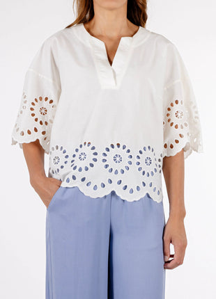 Wide blouse with sleeve detail - Trudy.7002623 by Rino & Pelle