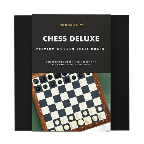 Schaakspel Chess Deluxe Hout | Iron & Glory | Lou Lou