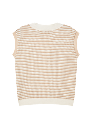 Gilet - Krista -L-13-O – Light beige