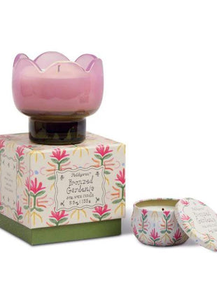Tulip - Kaars in glas - Purple and Green - Bronzed Gardenia by Paddywax