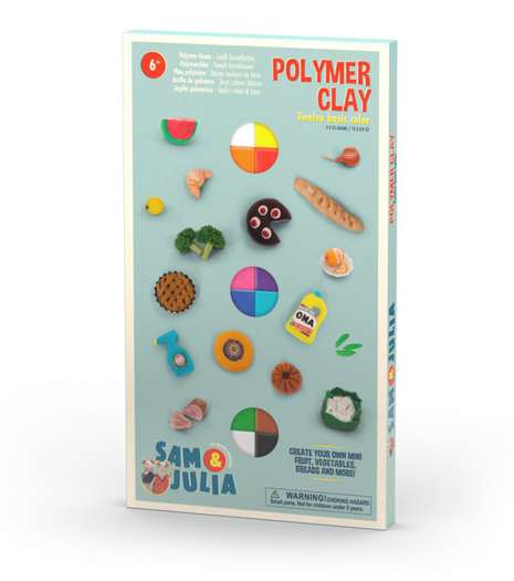 Polymeerklei - Twaalf basiskleuren - Baby & Peuter - Muizenhuis - Knutselproducten