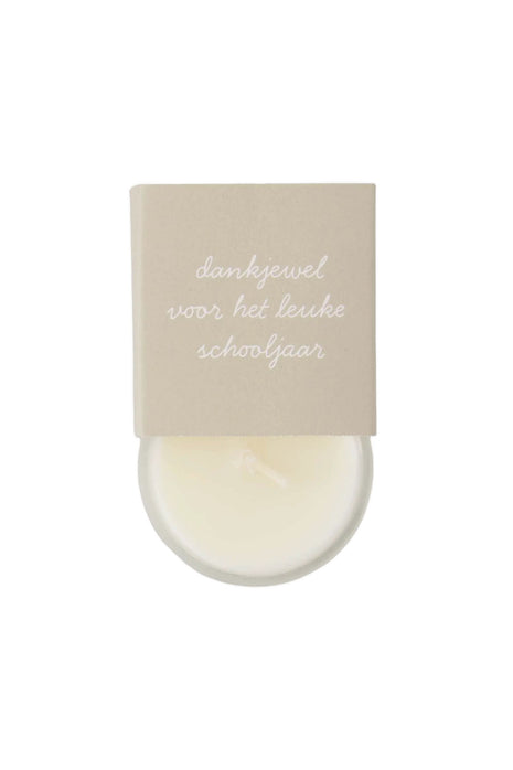 Geurkaarsje in wikkel schooljaar - 0503-0207 by Zusss