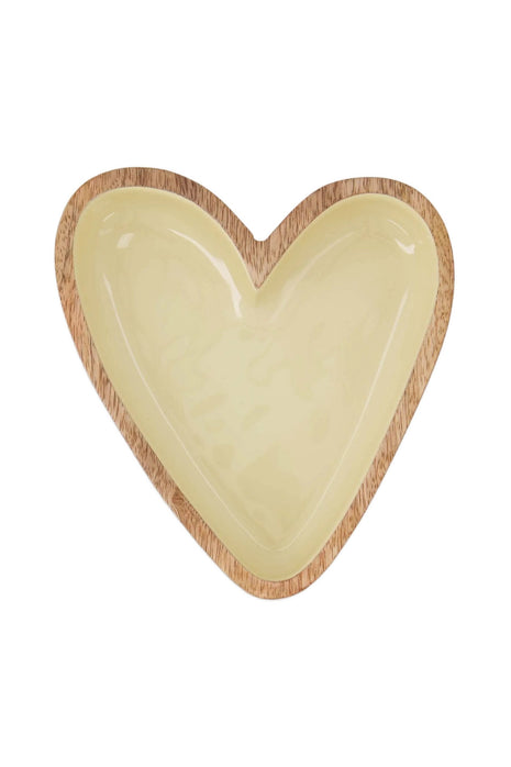 Houten kom hartje m - 0702-0041 by Zusss