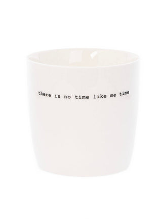 Koffiemok - There is no time like me time - 300ml - Cadeau’s & Lifestyle - Keuken & eetkamer - Mokken & Bekers (Background Removed)