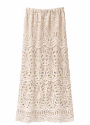 Gehaakte rok - Villa A605 (beige) by Just Women