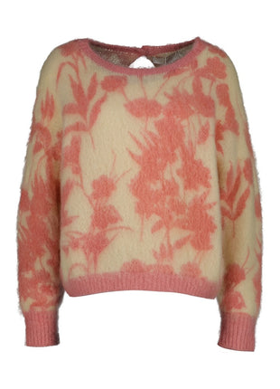 Amersfoort B506-SET11 - Gesso / Pink - Gesso / Pink / One Size - Kleding - Truien en cardigans