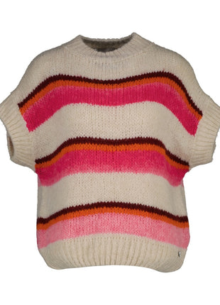 Pull - Battipaglia B506 – off-white/pink - off-white/pink / 36/38 – S/M - Kleding - Truien en cardigans