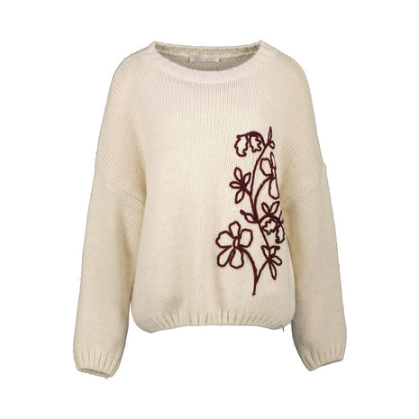Pull - Campbell - Bordeaux - Bordeaux / One Size - Kleding - Truien en cardigans