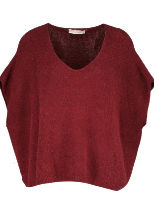 Pull - Ciudad B506 - (bor) - Bordeaux / Onze size - Kleding - Truien en cardigans