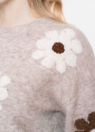 Pull flowers - 54516-10 000720 - Kleding - Truien en cardigans