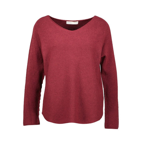 Pull - Krilie - B506 (bordeaux) - Bordeaux / One size - Kleding - Truien en cardigans