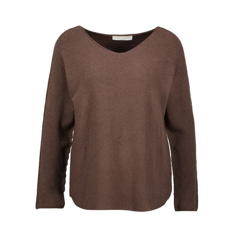 Pull - Krilie - B506 (choco) - Choco / One size - Kleding - Truien en cardigans